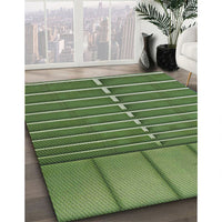 Patterned Shamrock Green Novelty Rug, pat3632