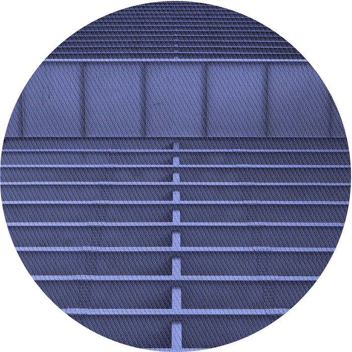 Square Patterned Blue Rug, pat3633blu