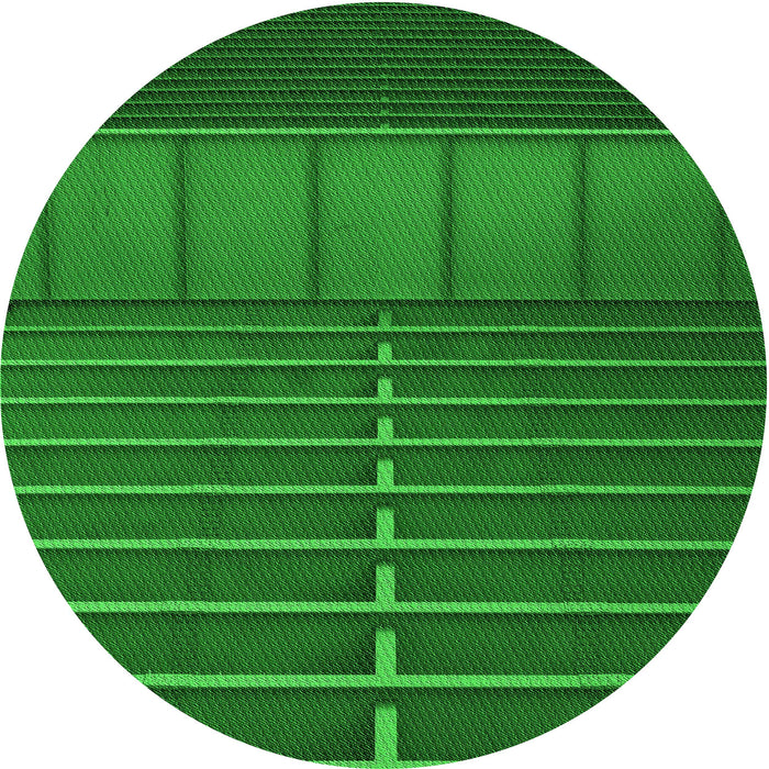 Square Patterned DarkGreen Rug, pat3633grn