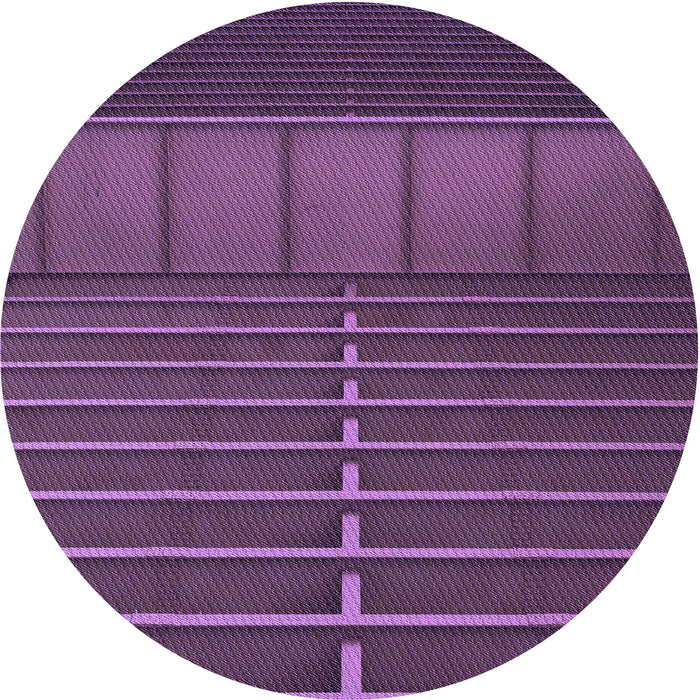 Square Machine Washable Transitional Plum Purple Rug in a Living Room, wshpat3633pur