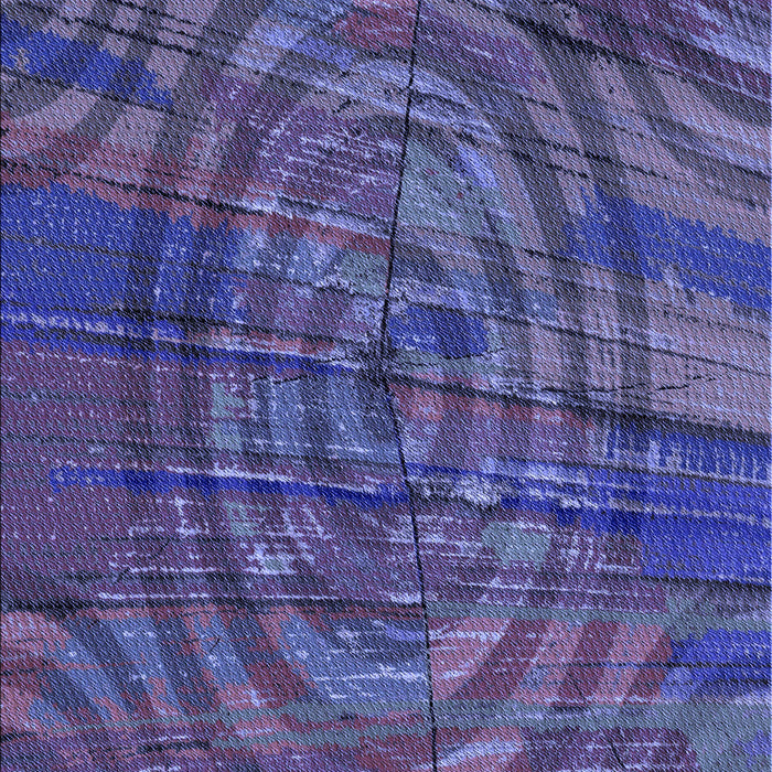 Machine Washable Transitional Dark Slate Blue Purple Rug, wshpat3634blu