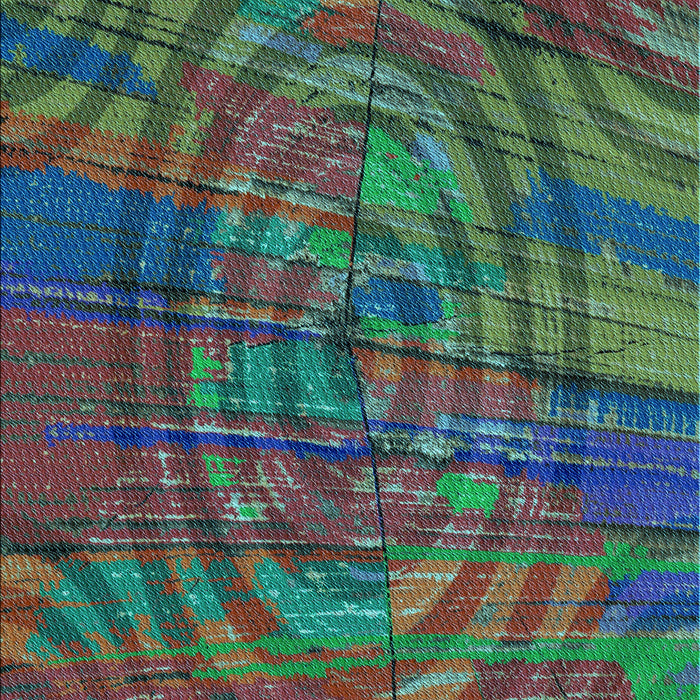 Machine Washable Transitional Purple Rug, wshpat3634lblu