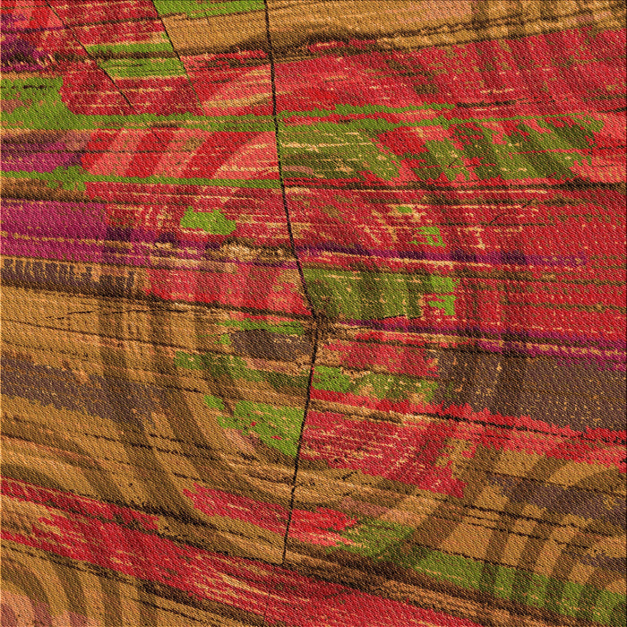 Round Machine Washable Transitional Red Rug, wshpat3634org