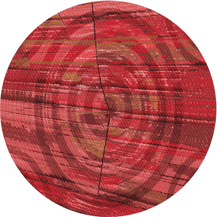 Square Machine Washable Transitional Red Rug in a Living Room, wshpat3634rd