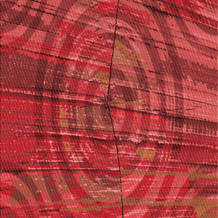 Machine Washable Transitional Red Rug, wshpat3634rd