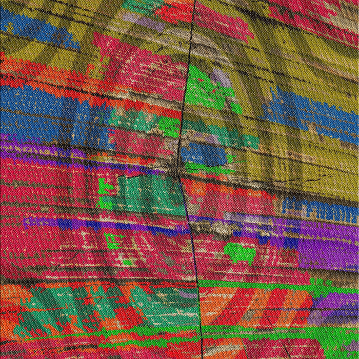 Patterned Dark Green Abstract Machine Washable Rug, wshpat3634