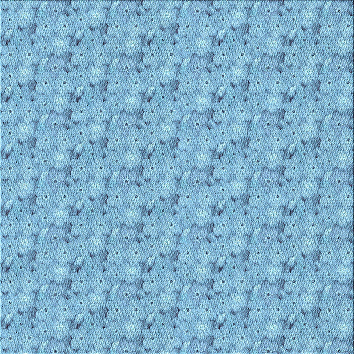 Round Patterned Blue Rug, pat3635lblu