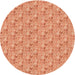 Square Patterned Brown Sand Brown Rug, pat3635org