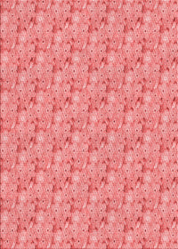 Machine Washable Transitional Light Coral Pink Rug, wshpat3635rd