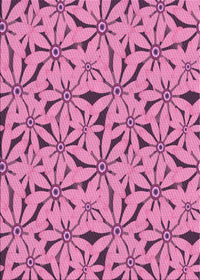 Machine Washable Transitional Violet Purple Rug, wshpat3636pur