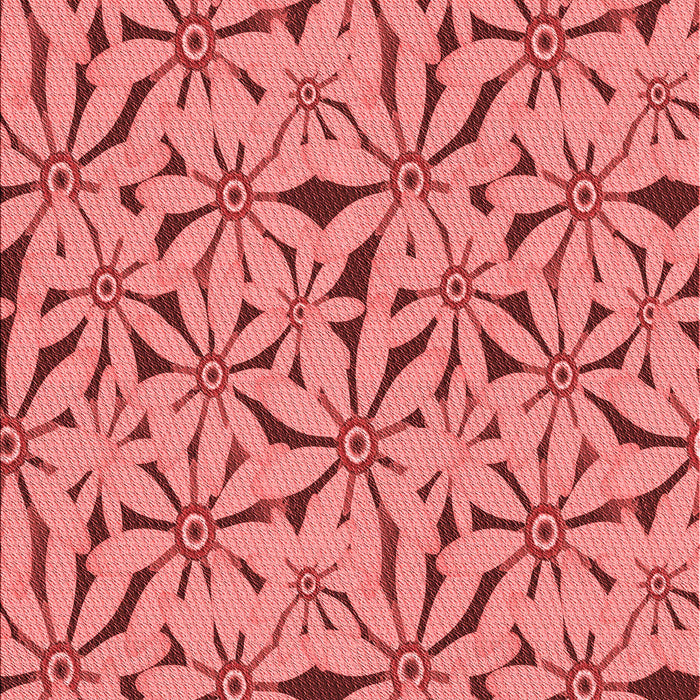 Patterned Red Rug, pat3636rd