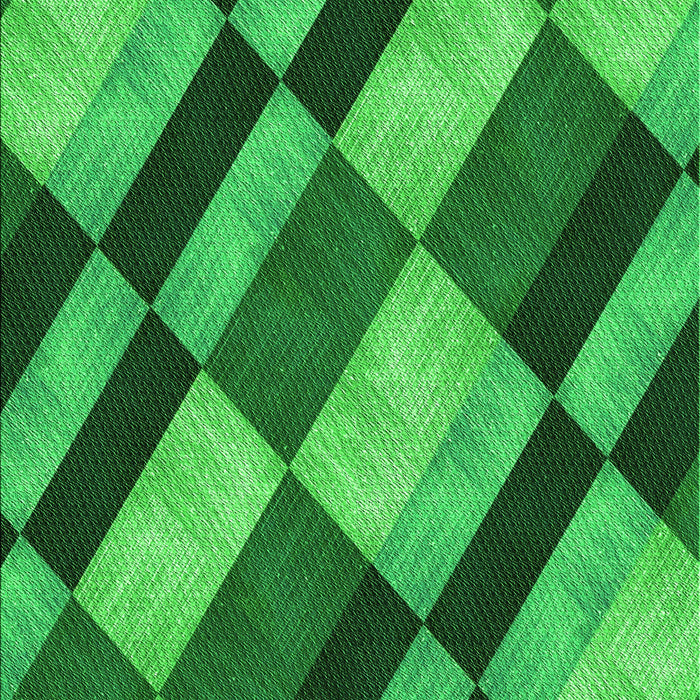 Patterned Green Rug, pat3637grn