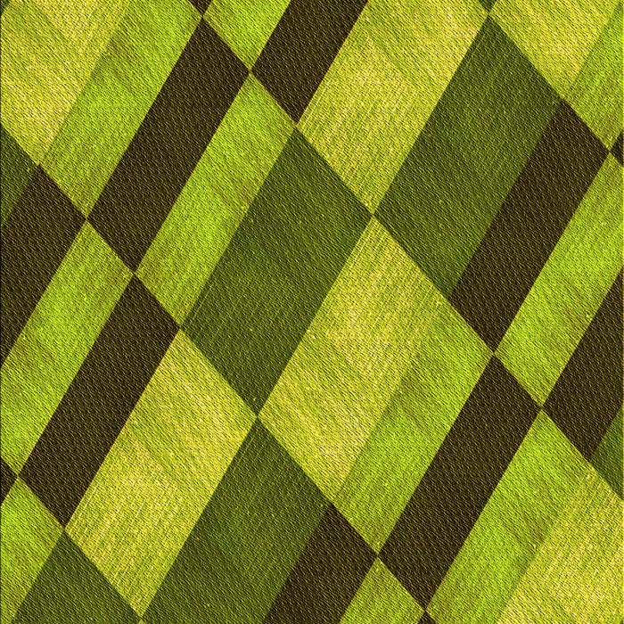Patterned Green Rug, pat3637yw