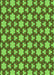 Patterned Bright Green Rug, pat3639grn