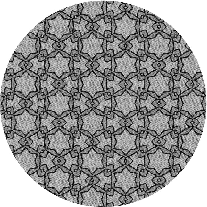 Square Machine Washable Transitional Dark Gray Rug in a Living Room, wshpat3639gry