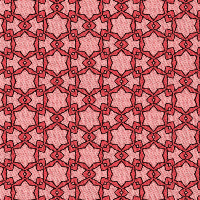 Round Machine Washable Transitional Tomato Red Rug, wshpat3639rd