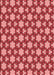 Patterned Tomato Red Rug, pat3639rd