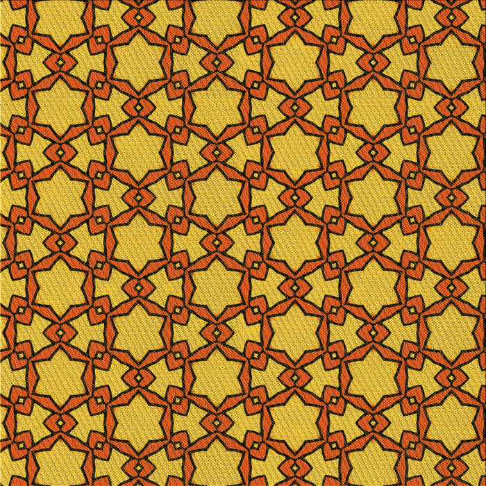 Round Machine Washable Transitional Tomato Red Rug, wshpat3639yw