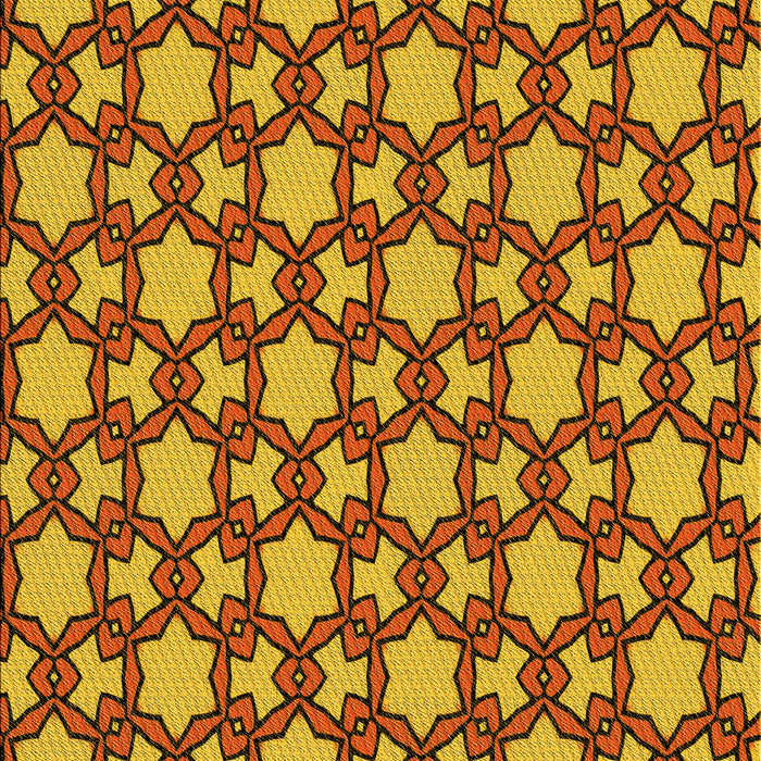 Patterned Tomato Red Rug, pat3639yw