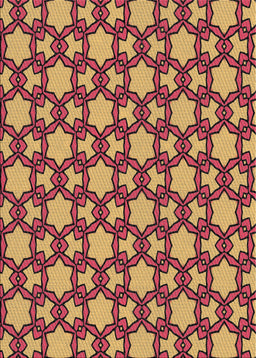 Machine Washable Transitional Saffron Red Rug, wshpat3639