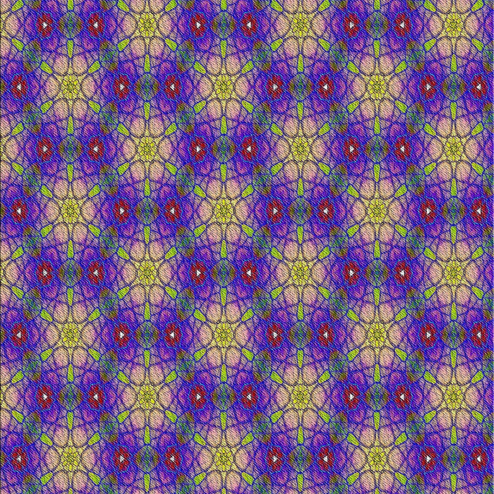 Patterned Bright Purple Novelty Rug, pat363