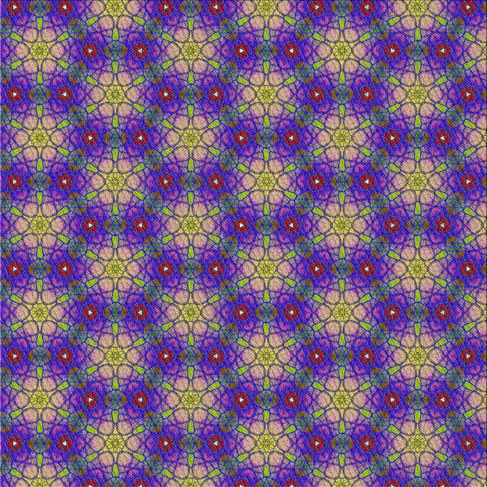 Square Patterned Bright Purple Novelty Rug, pat363