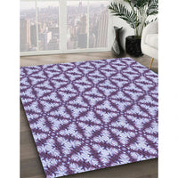 Patterned Blue Rug, pat364blu