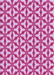 Patterned Deep Pink Rug, pat364pur