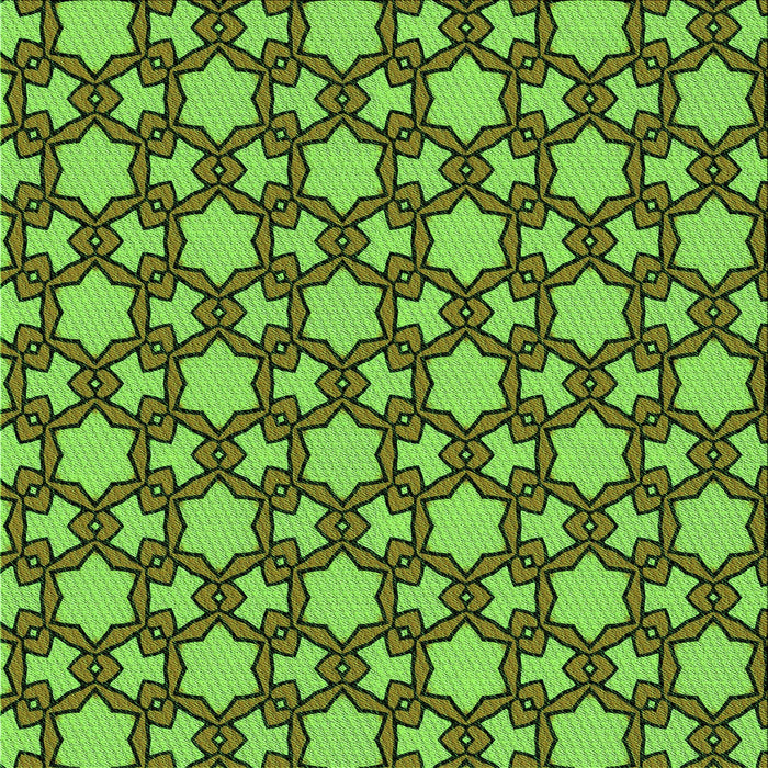 Round Machine Washable Transitional Bright Green Rug, wshpat3640grn