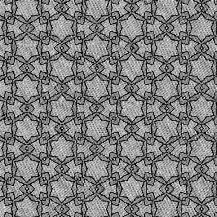 Round Patterned Dark Gray Rug, pat3640gry