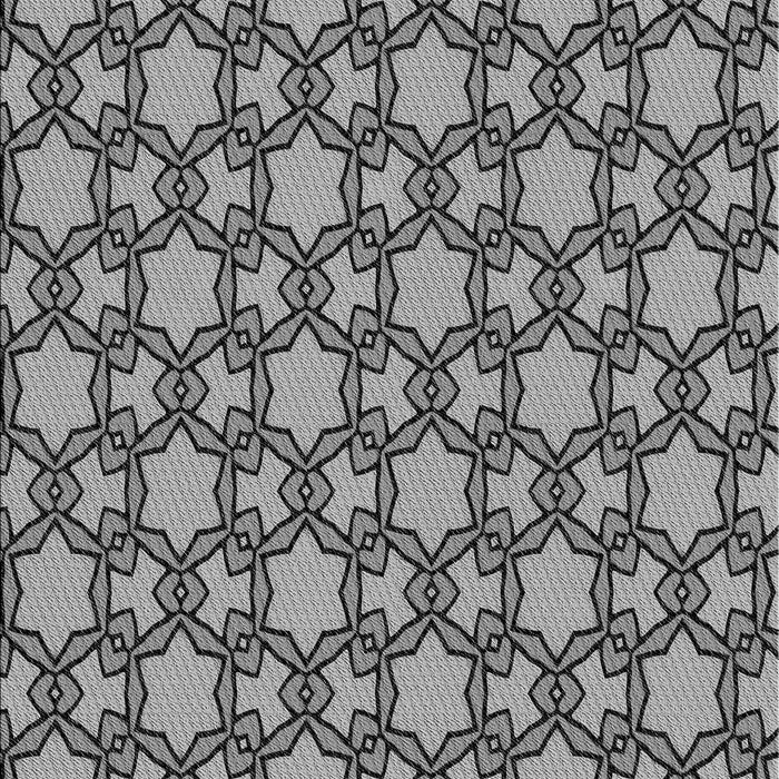 Patterned Dark Gray Rug, pat3640gry