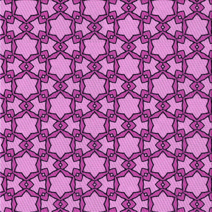 Round Patterned Dark Magenta Purple Rug, pat3640pur
