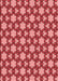 Patterned Pastel Red Pink Rug, pat3640rd