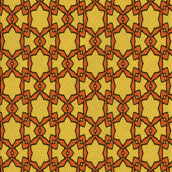 Patterned Tomato Red Rug, pat3640yw