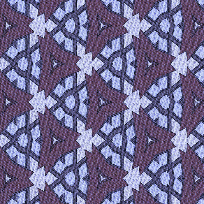 Machine Washable Transitional Purple Mimosa Purple Rug, wshpat3641blu