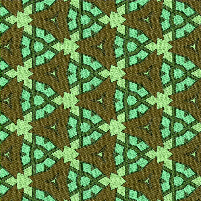 Round Machine Washable Transitional Army Green Rug, wshpat3641grn