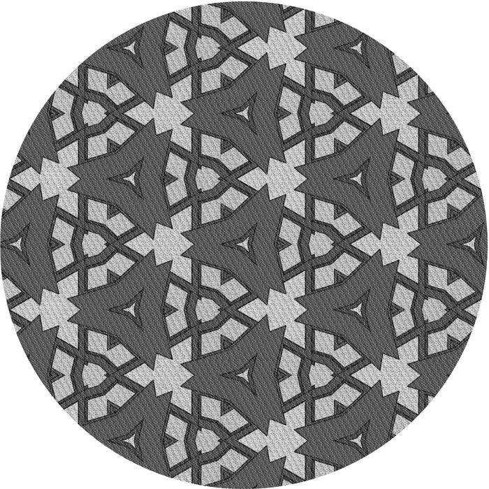 Square Machine Washable Transitional Dark Gray Rug in a Living Room, wshpat3641gry