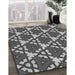 Machine Washable Transitional Dark Gray Rug in a Family Room, wshpat3641gry