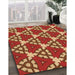 Machine Washable Transitional Orange Rug in a Family Room, wshpat3641org