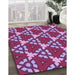 Machine Washable Transitional Orchid Purple Rug in a Family Room, wshpat3641pur