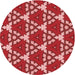 Square Machine Washable Transitional Red Rug in a Living Room, wshpat3641rd