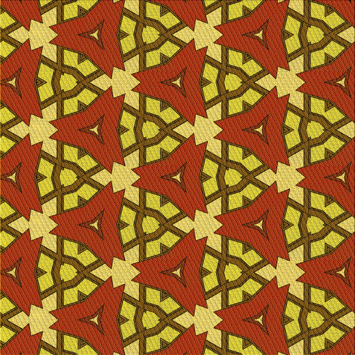 Round Machine Washable Transitional Yellow Rug, wshpat3641yw