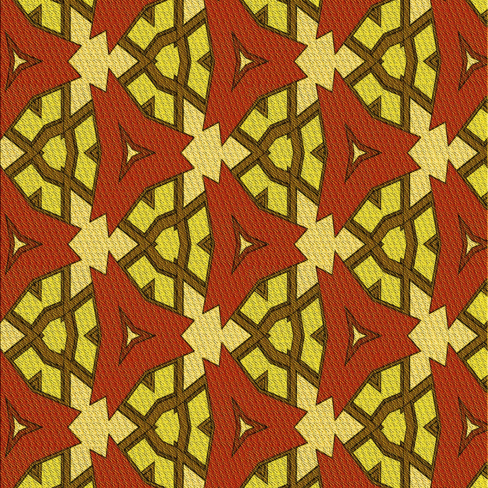 Machine Washable Transitional Yellow Rug, wshpat3641yw