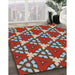 Machine Washable Transitional Tomato Red Rug in a Family Room, wshpat3641