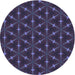 Square Patterned Slate Blue Rug, pat3642blu