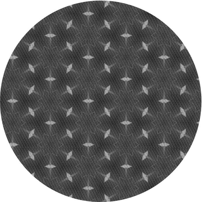 Square Machine Washable Transitional Ash Gray Rug in a Living Room, wshpat3642gry