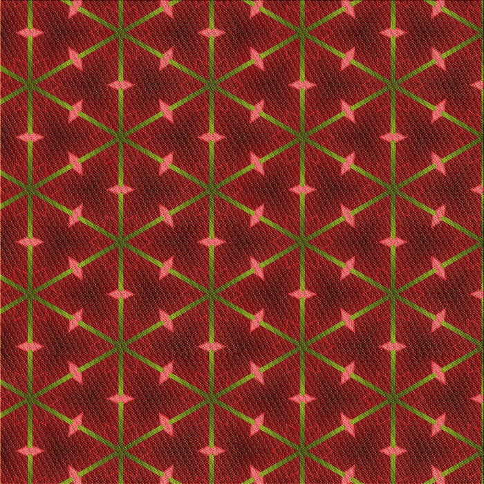 Round Patterned Mahogany Brown Rug, pat3642org