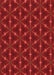 Patterned Red Rug, pat3642rd