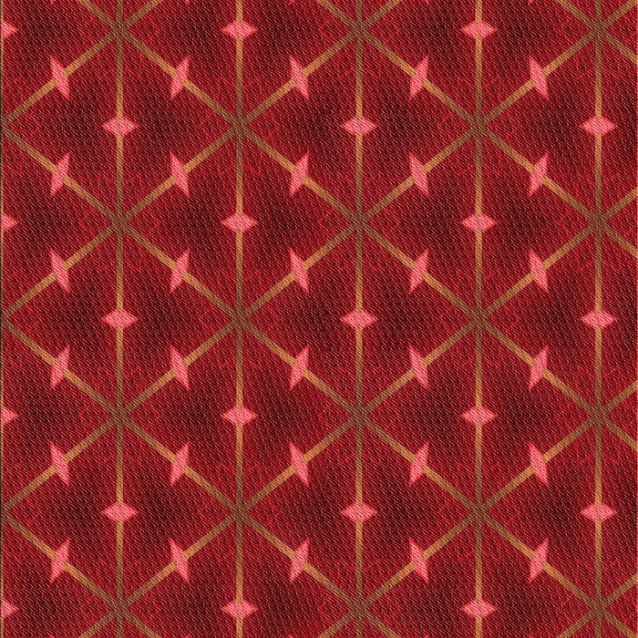 Patterned Red Rug, pat3642rd
