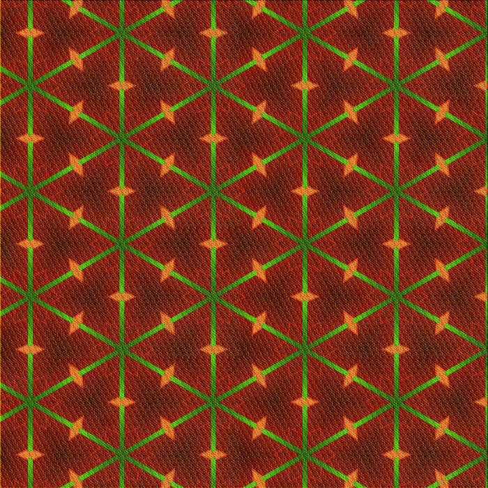 Round Patterned Tomato Red Rug, pat3642yw